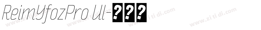 ReimYfozPro Ul字体转换